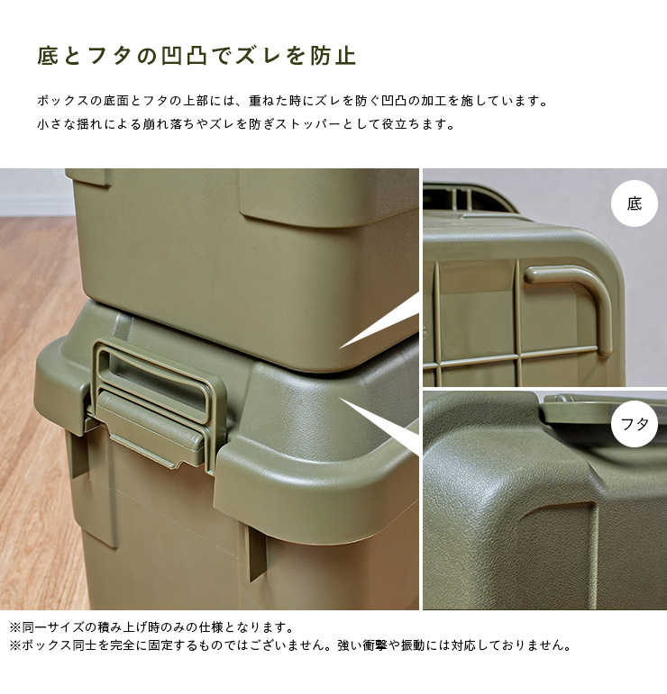 日本製 コンテナボックス トランクカーゴ 70L TC-70 2色対応の通販情報