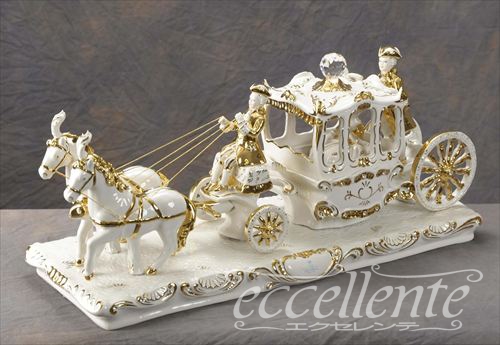 希少】古代人形 陶磁器4頭立て馬車 陶器 希少】古代人形 陶磁器 4頭立