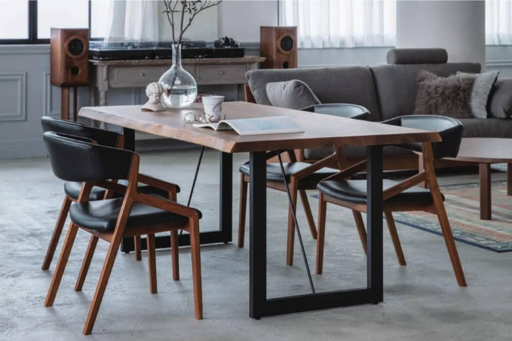 ナガノインテリアNAGANOローテーブルシンプルモダン天然木日本製①