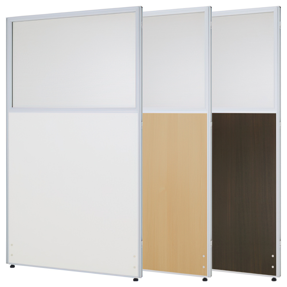 メラミン上部半透明ローパーテーション KGシリーズ 高さ1400 幅1000