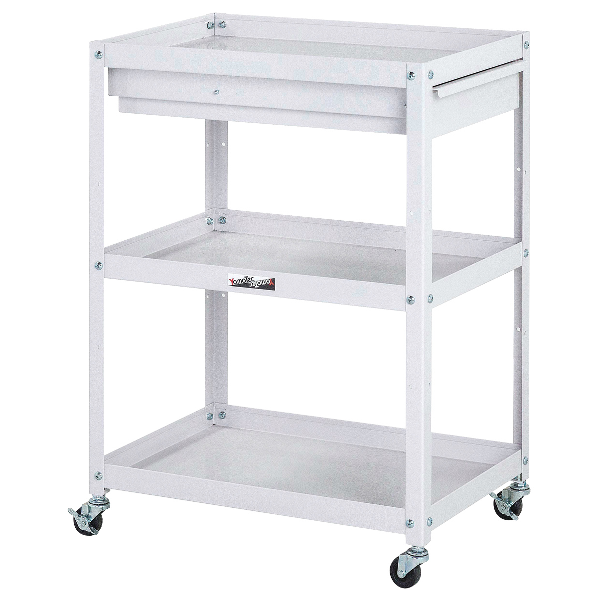 オープン3段コンビニワゴン 幅600 奥行400 高さ810 YI-WC3P 通販