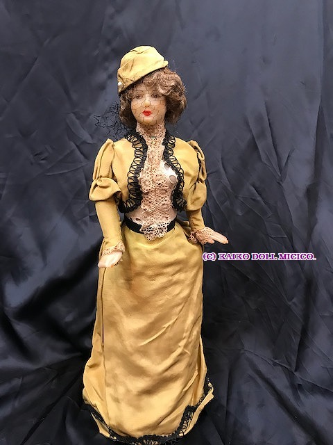 ワックスドール 貴婦人 - 懐古どぉるMicico|和洋アンティークドール
