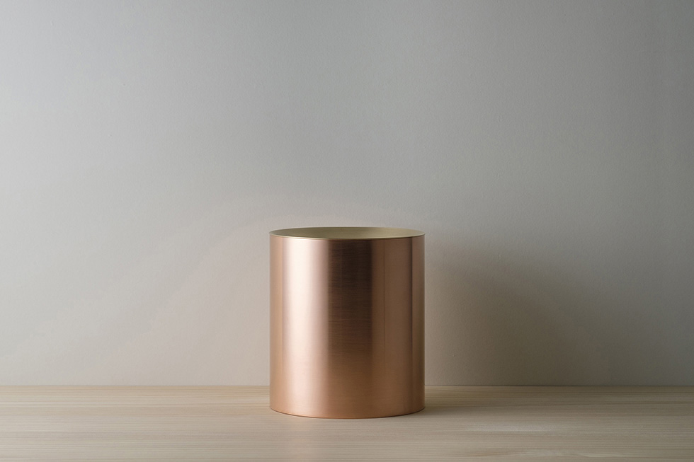 かっこいい 銅筒 古道具 アンティーク オブジェ 銅製筒 かっこいい 銅