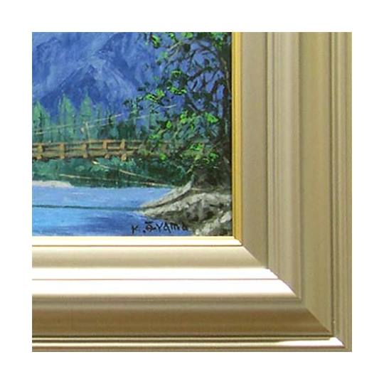 絵画 油絵 上高地 （大山功） 送料無料 【海・山】【肉筆】【油絵