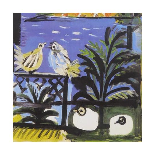 ピカソ 絵画 鳩 アートポスター 送料無料 【複製】【アートポスター