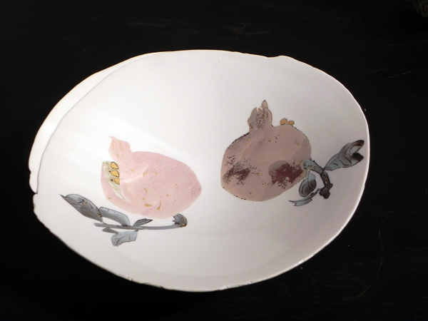 彩文碗二点 (杉浦康益 作) 未使用 新品同様 彩文碗二点 (杉浦康益 作