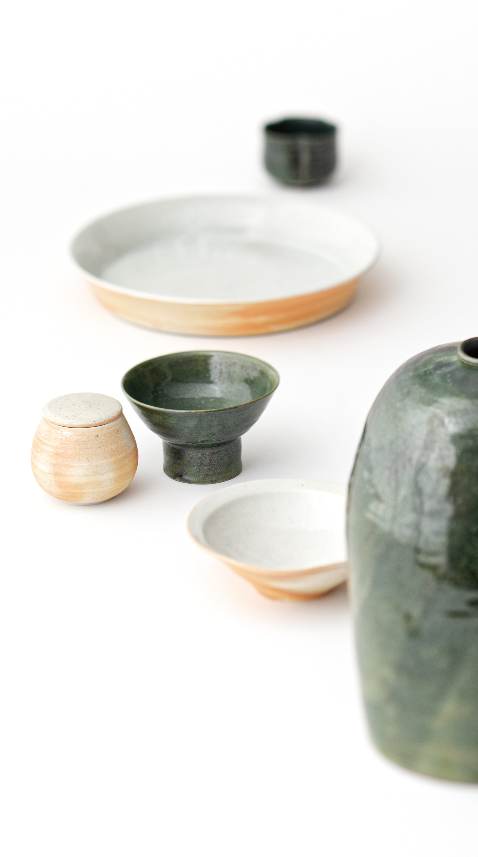 隆太窯。茜唐津、皿 土屋由紀子】唐津焼／茜唐津輪花向付 - 佐賀県