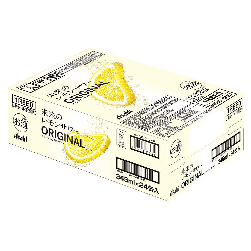 アサヒ 未来のレモンサワー オリジナル 345ml缶｜格安・安いお酒の通販