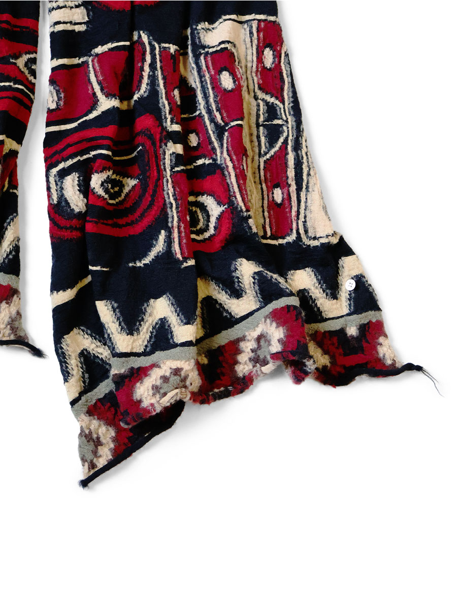 縮絨ウール Alaska-Ravenマフラー | KAPITAL