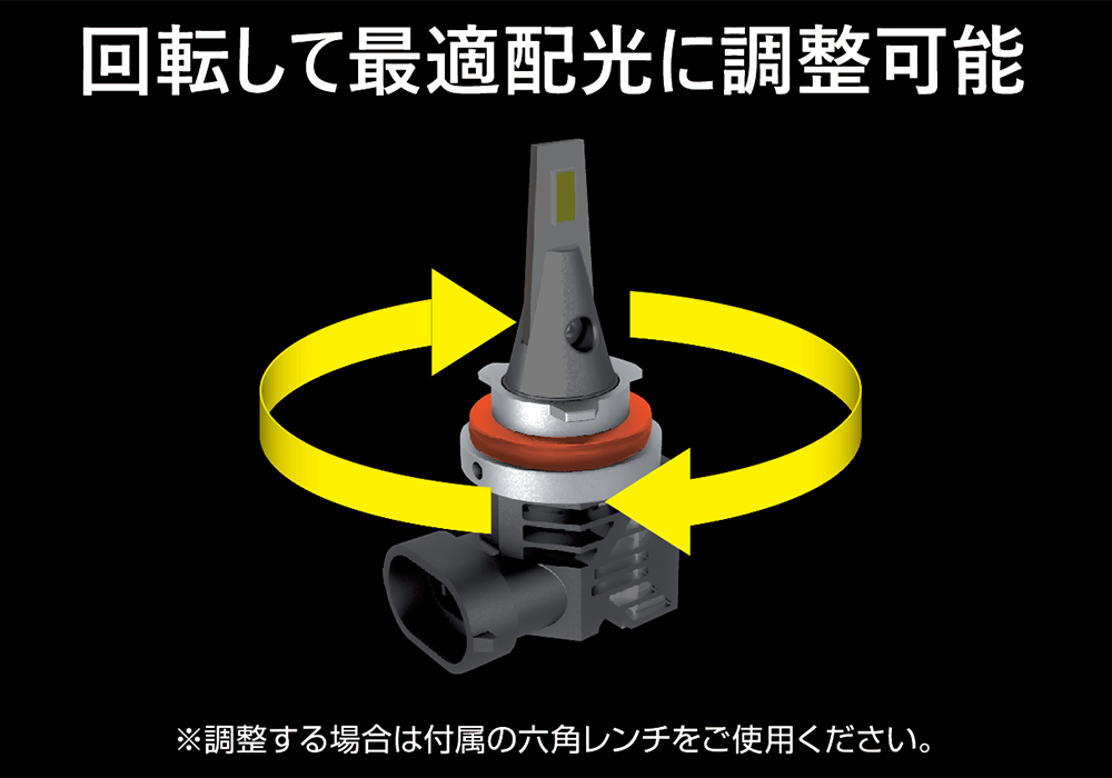LEDヘッド・フォグバルブ 6500K H8,H11,H16 – カシムラ