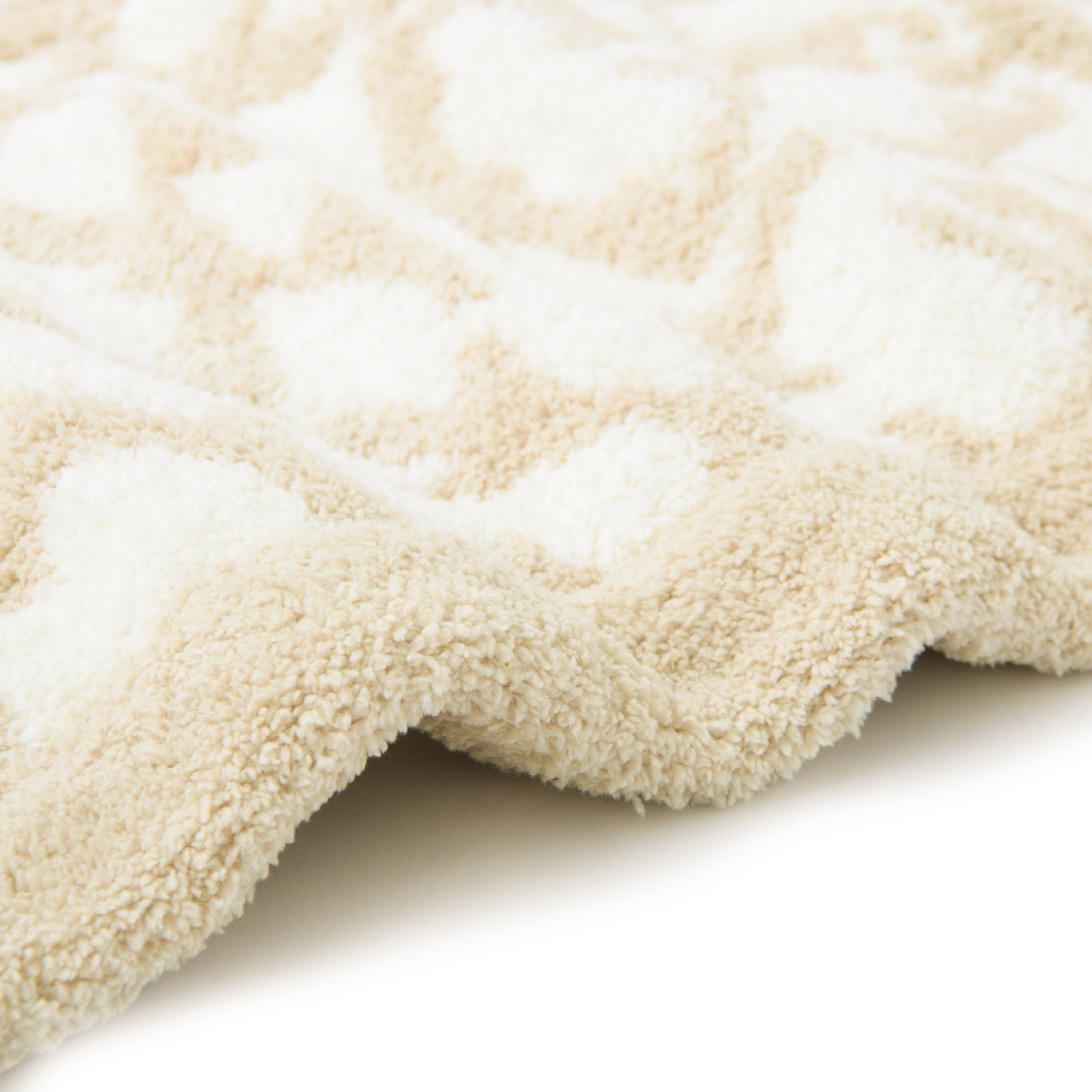 BATH MAT / DAMASK(50×80cm beige/creme): HOME | kashwere Japan