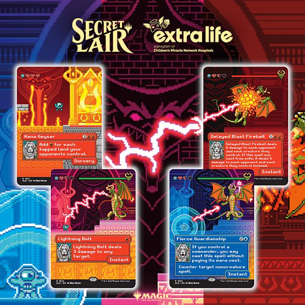 mtg pixel perfect secret lair 4つセット mtg pixel perfect secret