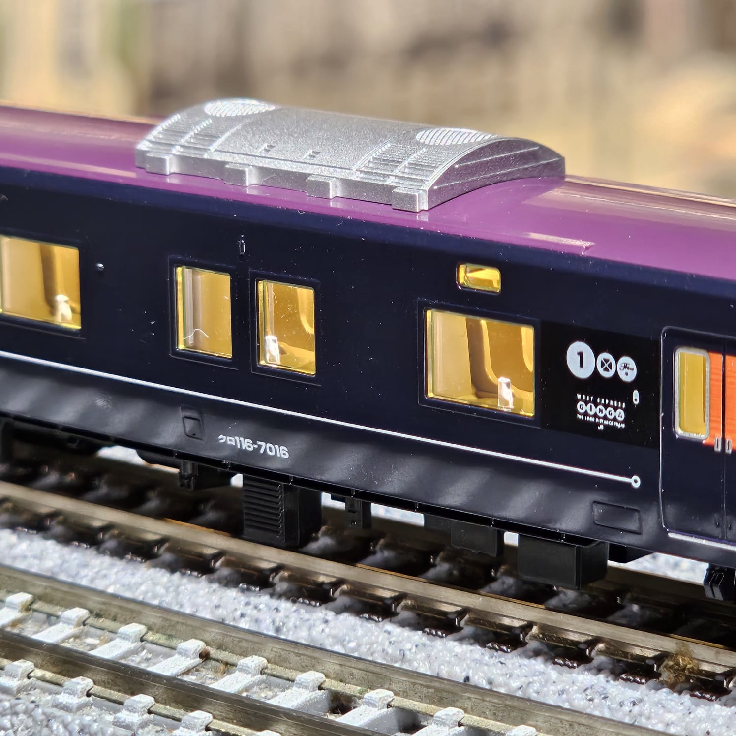 TOMIX 98714 JR 117-7000系電車(WEST EXPRESS 銀河)セット- Khaho