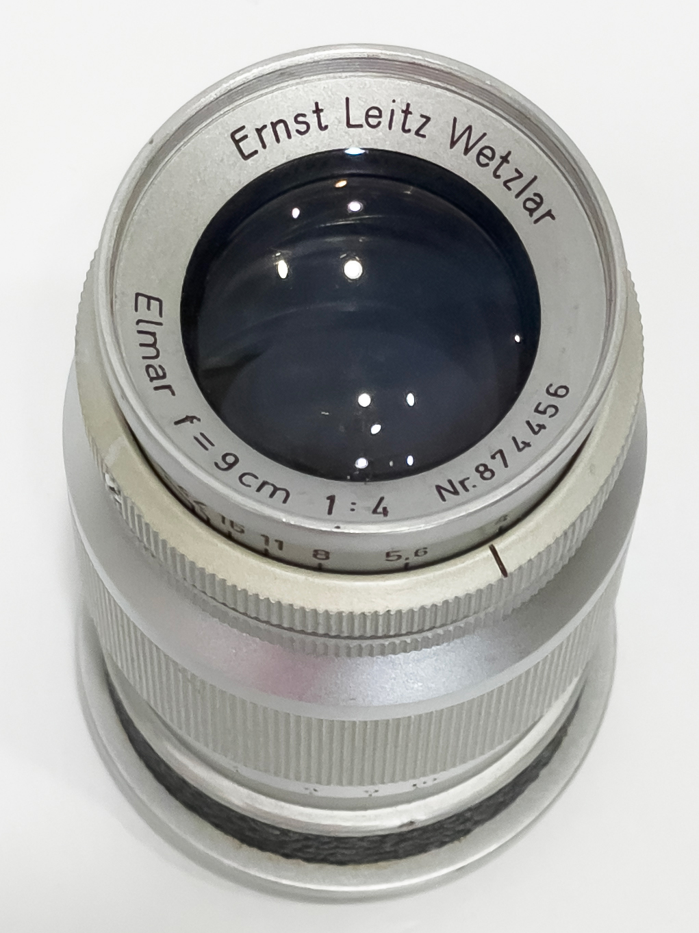 クモリがあるジャンク品を実写レポート｜ライカ エルマーL 90mm F4