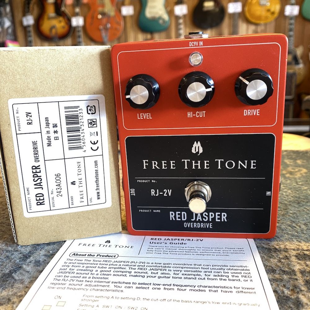 Free The Tone, Red Jasper (Overdrive) RJ-1V FREE THE TONE Red Jasper