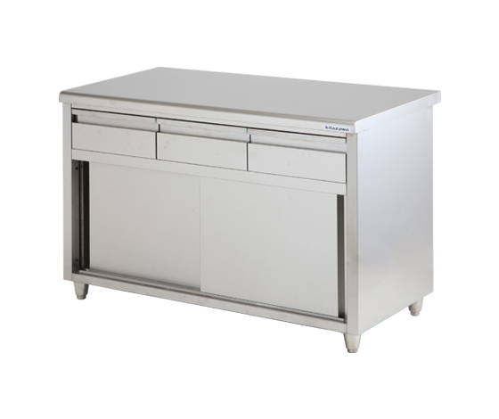 引出付調理台｜商品情報｜北沢産業株式会社