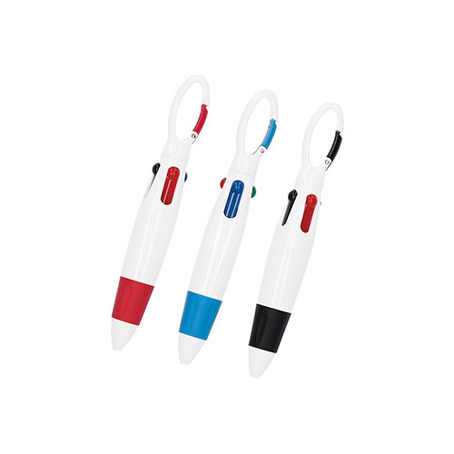 カラビナ付4Cボールペン(MC-ST152)｜オリジナル名入れノベルティ・記念