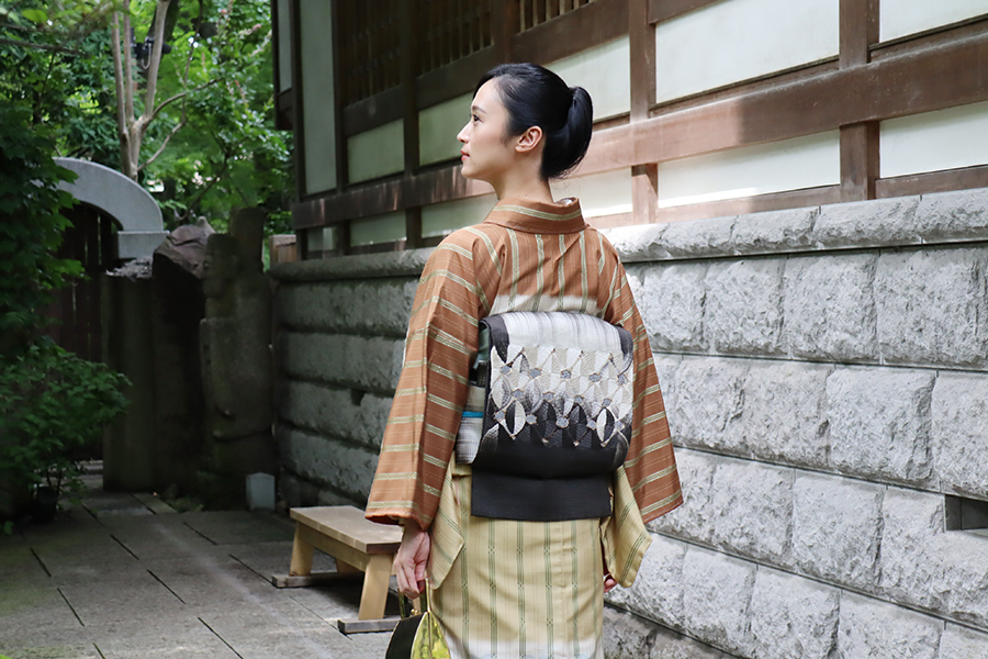 銀座【帯3595】西陣 ひなや製 唐組袋帯 – 銀座きもの青木