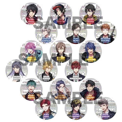 ヒプマイ ヒプノシスマイク 帝統 EW02 缶バッジ セット ヒプノシス