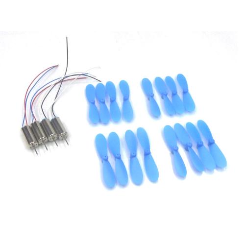 OEM Blue Color Propellers (16pcs) + Motors (4PCS) for Sharper