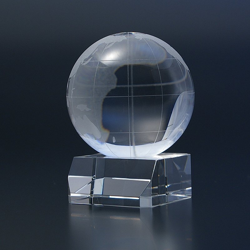 クリスタル地球儀オーナメント,CG60-BS | クリスタル表彰記念品
