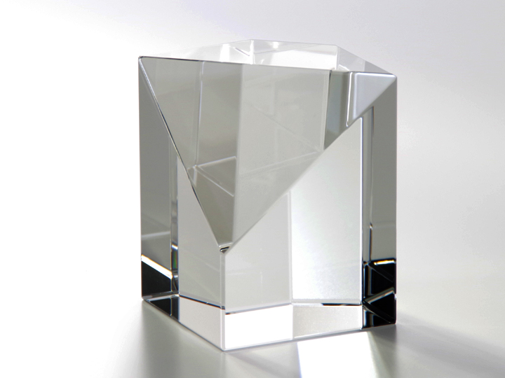 クリスタルトロフィースタンド・カット付き,Crystal Trophy Stand ,SCB