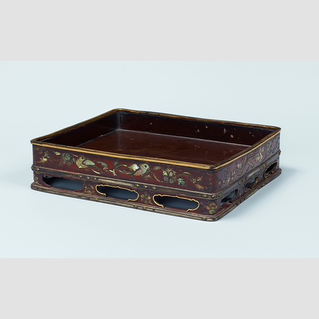 銅板地螺鈿花鳥文説相箱｜漆工｜コレクション｜大和文華館