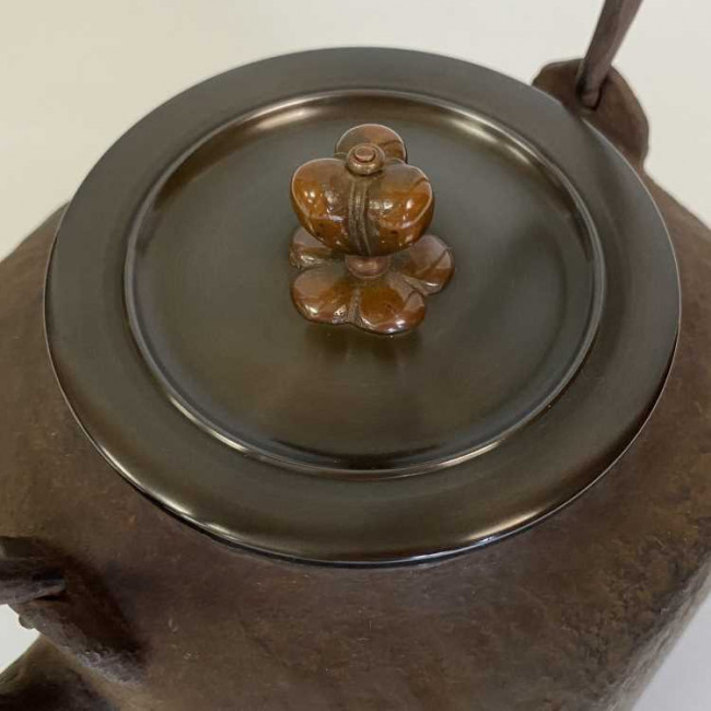 鉄瓶 在銘 刻印 鉄壺 鉄器 時代物 古美術 茶道具4 鉄瓶 在銘 刻印 鉄壺