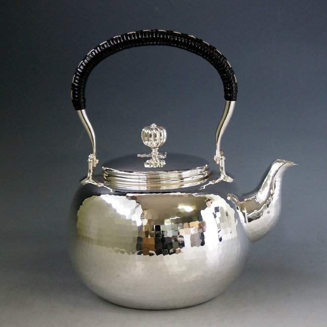 アンティーク・骨董品] 鋳鉄製 薬缶 ダークブラウン レトロ！鉄瓶