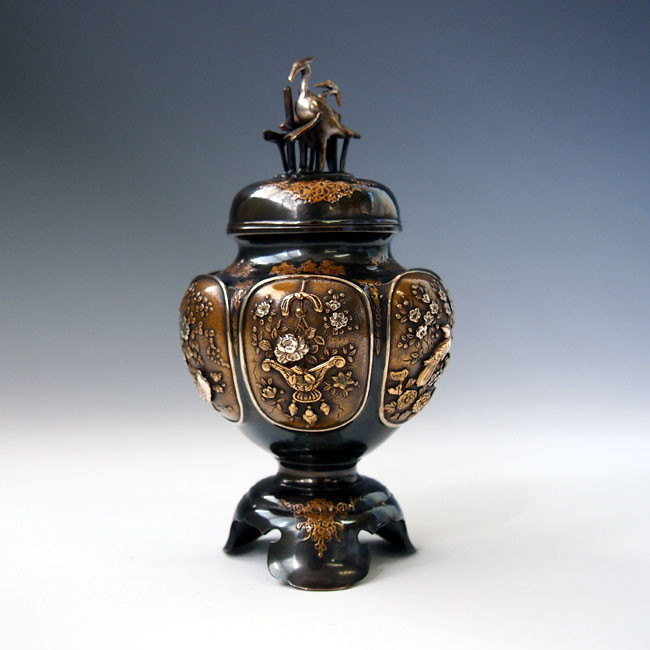 銅器 香炉 蓮華香炉 沈香檀香炉 香道具 装飾品 工芸品 置物 銅器 香炉