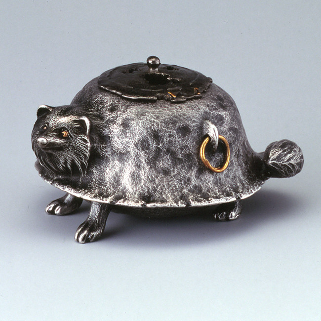 sk53-21, 文福茶釜香炉 銀香炉