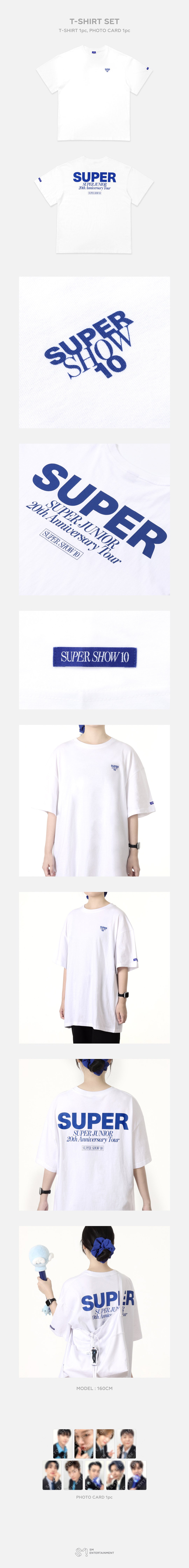 SUPER JUNIOR - [SUPER SHOW 10] CONCERT MD T-SHIRT SET (2nd