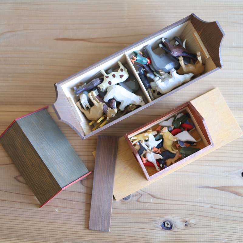 確認用 土人形 郷土玩具 民芸 フォークアート 聖書モチーフ ノアの箱舟