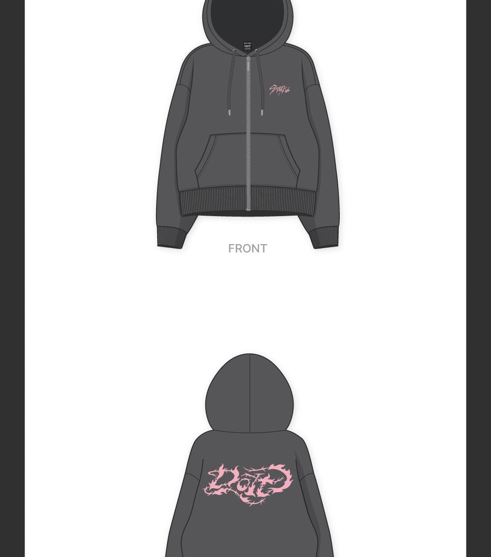 Stray Kids [DO IT] Pop-up Store MD Merch (ZIP-UP HOODIE)(POB