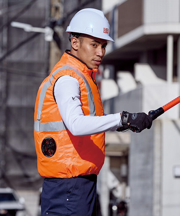 HOOH】村上被服 空調服 反射ベスト V9799 / バートル 空調服™・ファン