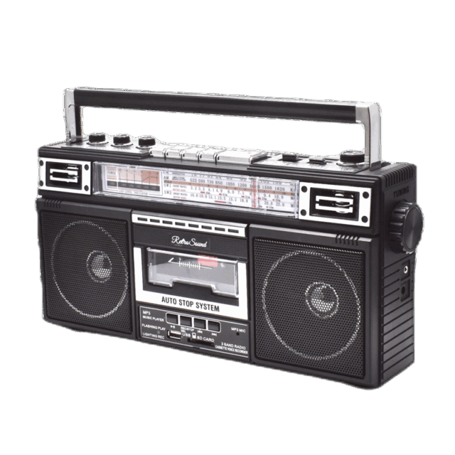 Retoro Sound レトロサウンド・ラジオ・カセット・レコーダー - 株式