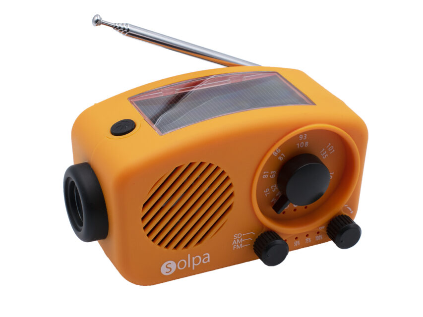 Solpa 手回し／ソーラー蓄電ラジオ【チャージオ・ミニ】 - 株式会社
