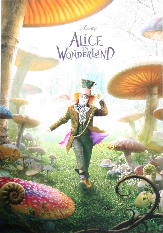 ディズニー映画アリスインワンダーランドパズル3部作完成品