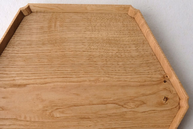 六角盆 クリ 大 加藤良行 | 作家もの和食器通販【暮らし用品】