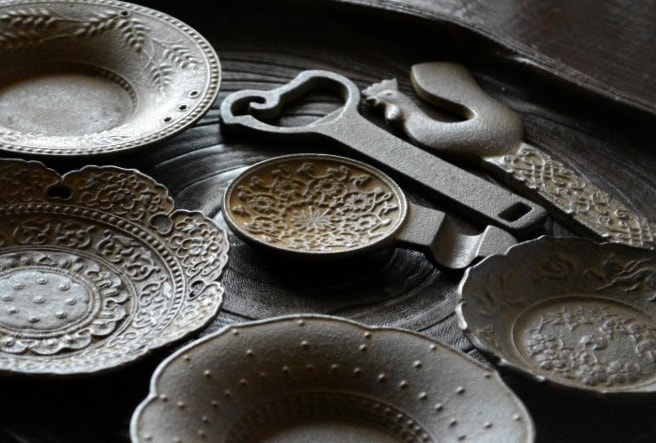 希少♦️南部鉄器 重厚な高級工芸品♦️灰皿 お香 インテリア♦️美品