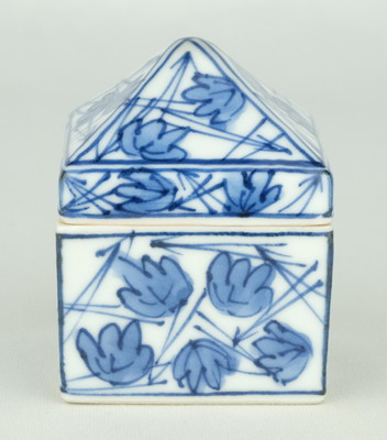 値下げしました❗️染付香合 楽天市場】（十一月☆特売品）手塚祥堂作