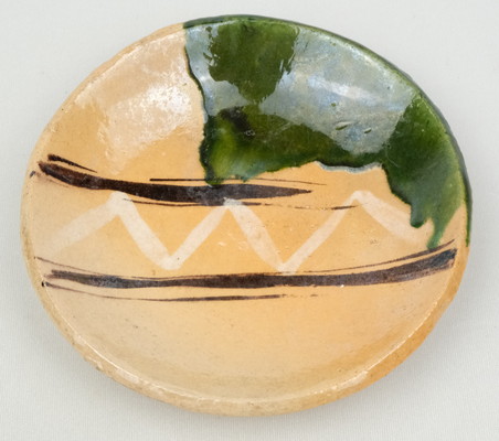 勝間田千恵子作「色絵大鉢」/陶器 勝間田千恵子さん プレート5枚