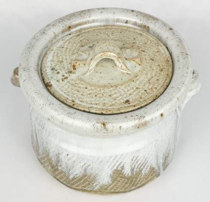 栗山園オンライン通販部 / 【出物】 叩き朝鮮唐津耳付水指 13代中里