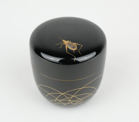 鈴谷 鐡五郎造 椿蒔絵棗 鈴谷 鐡五郎造椿蒔絵棗