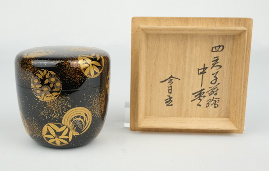 栗山園オンライン通販部 / 【出物】 四君子蒔絵中棗 淡々斎書付