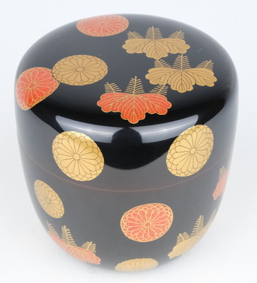 栗山園オンライン通販部 / 【出物】 高台寺蒔絵大棗 川端近左 鵬雲斎書付