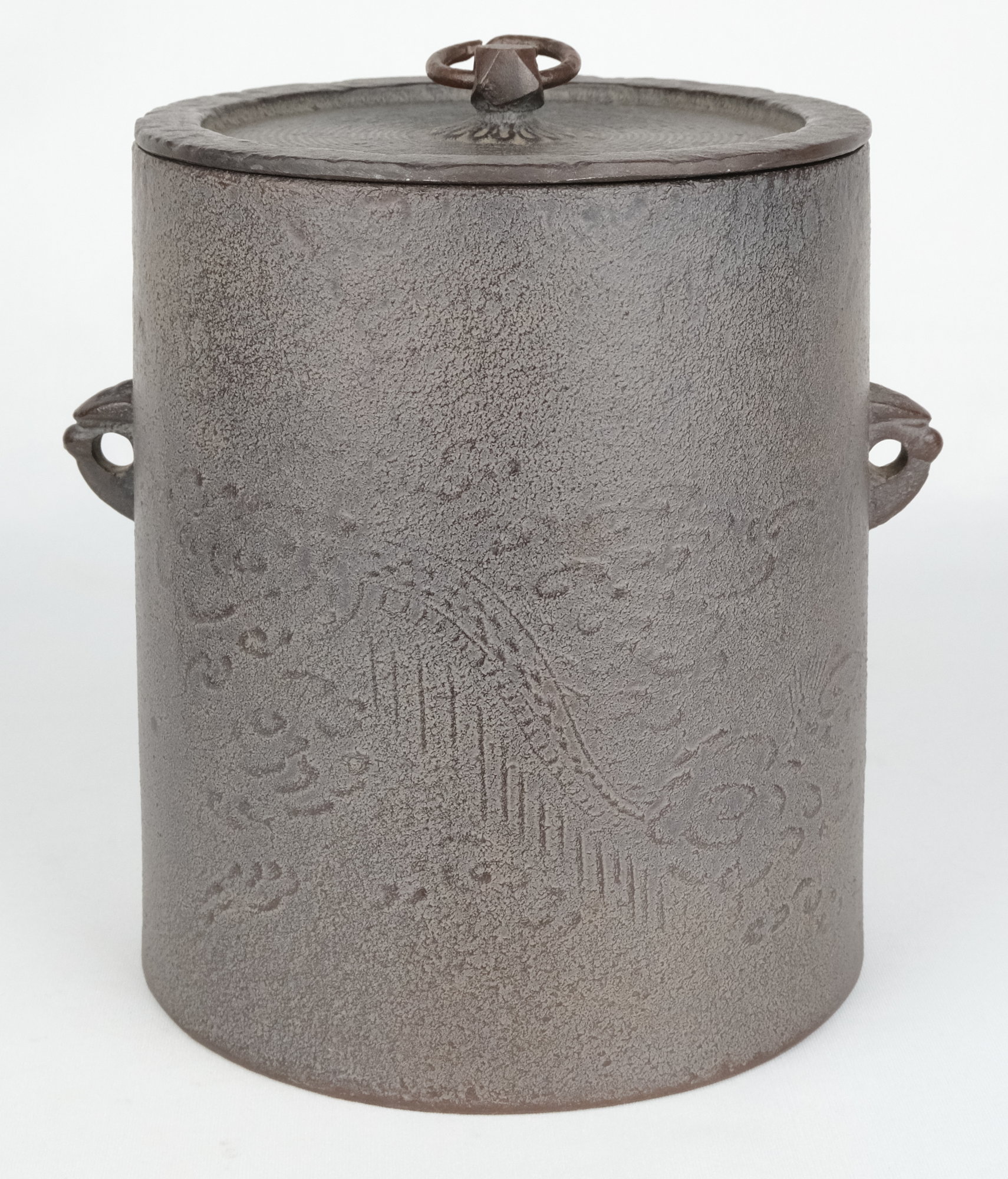 茶道具 志野 紅鉢 野々田商店製 電熱器 高橋 敬典 造 雲龍釜 2点