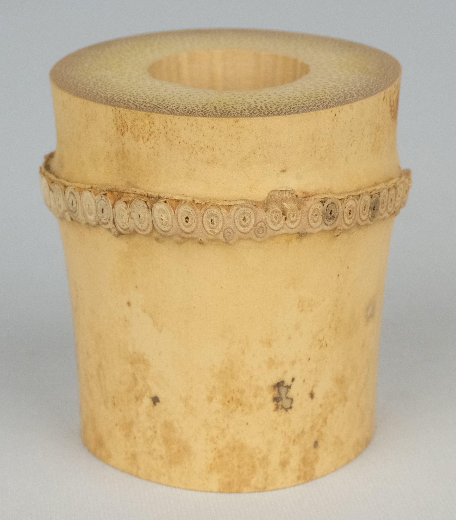 竹器師 海野宗泰作 竹蓋置 一双 大徳寺 高桐院 松長