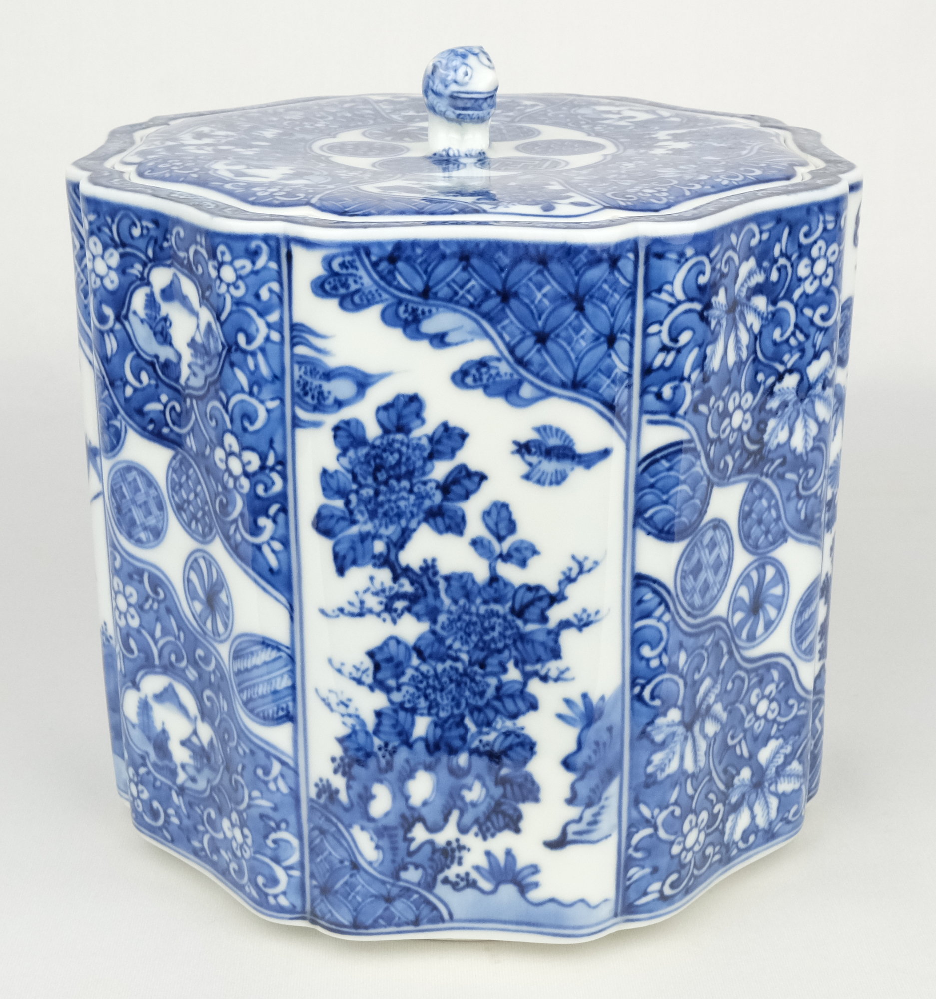 栗山園オンライン通販部 / 【出物】 祥瑞写古鏡水指 五山窯 林淡幽