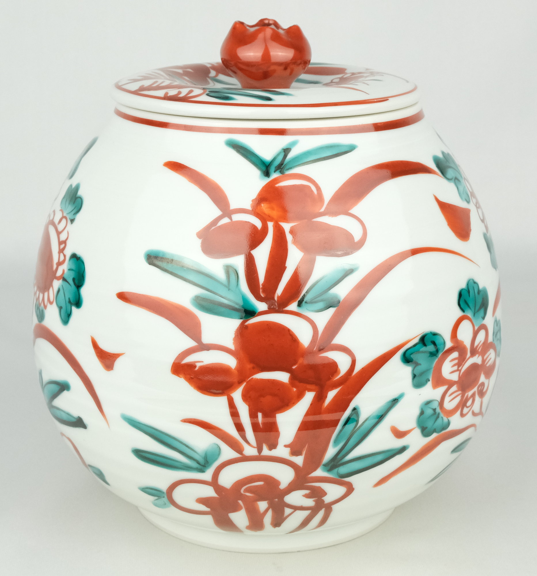 栗山園オンライン通販部 / 【出物】 赤絵芋頭水指 西村徳泉